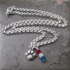Patriotic Paws Crystal Charm Necklace